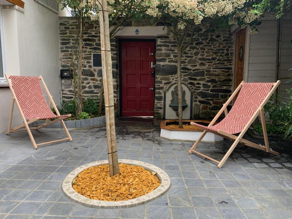 Aux Vieilles Murailles • Charmante Maison & Cour Morlaix Dış mekan fotoğraf