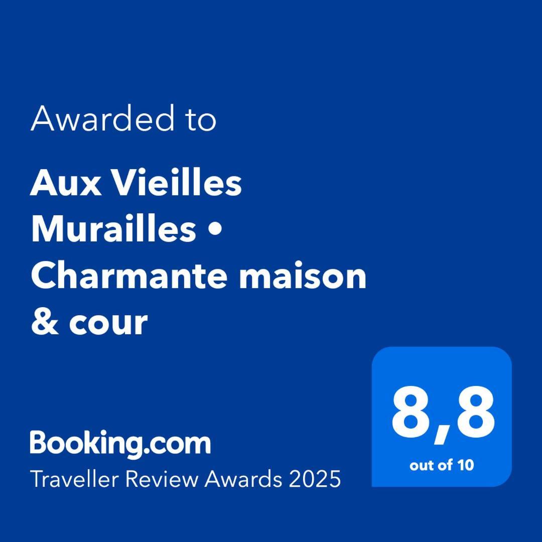 Aux Vieilles Murailles • Charmante Maison & Cour Morlaix Dış mekan fotoğraf